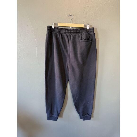 Nike Jordan Brand Mens Black Jogger Sweatpants w/ Drawstring Size XL - Picture 2 of 3